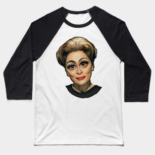 Mommie Dearest - Faye Dunaway Baseball T-Shirt